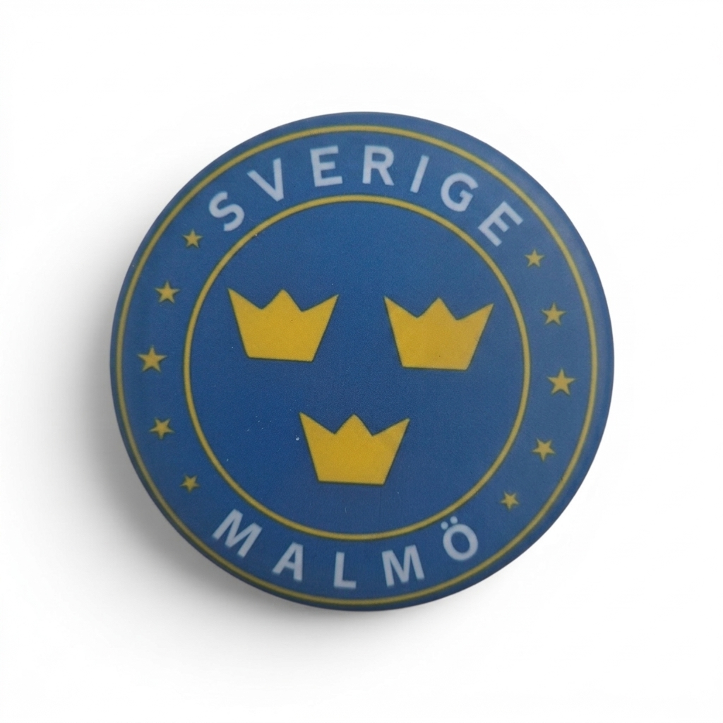 Malmö  tre kronor fridge magnet
