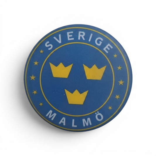 Malmö tre kronor kylskåpsmagnet