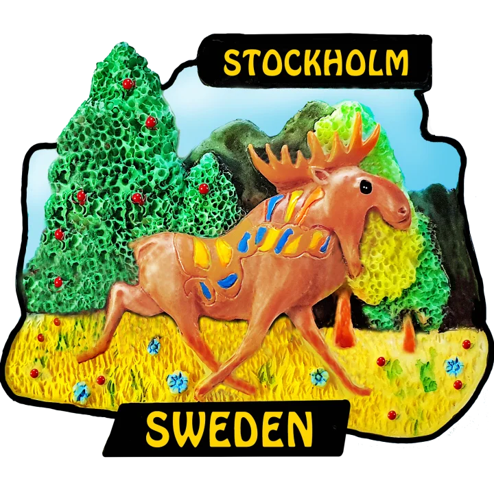 Stockholm moose - Magneter