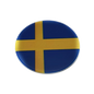 Svenska flag cirkle fridge magnet