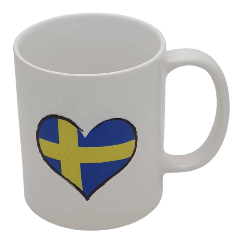 Sverige Muggar - 330.ml / vit - Muggar