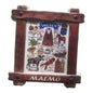 Sweden fridge magnet featuring colorful illustrations of Malmö and Swedish symbols and landmarks