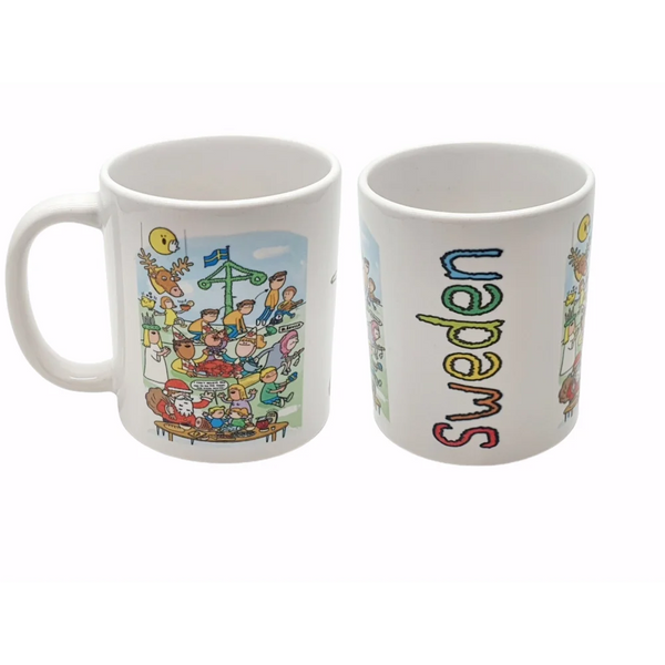 Sweden kaffemugg - SOUVENIRS SHOP