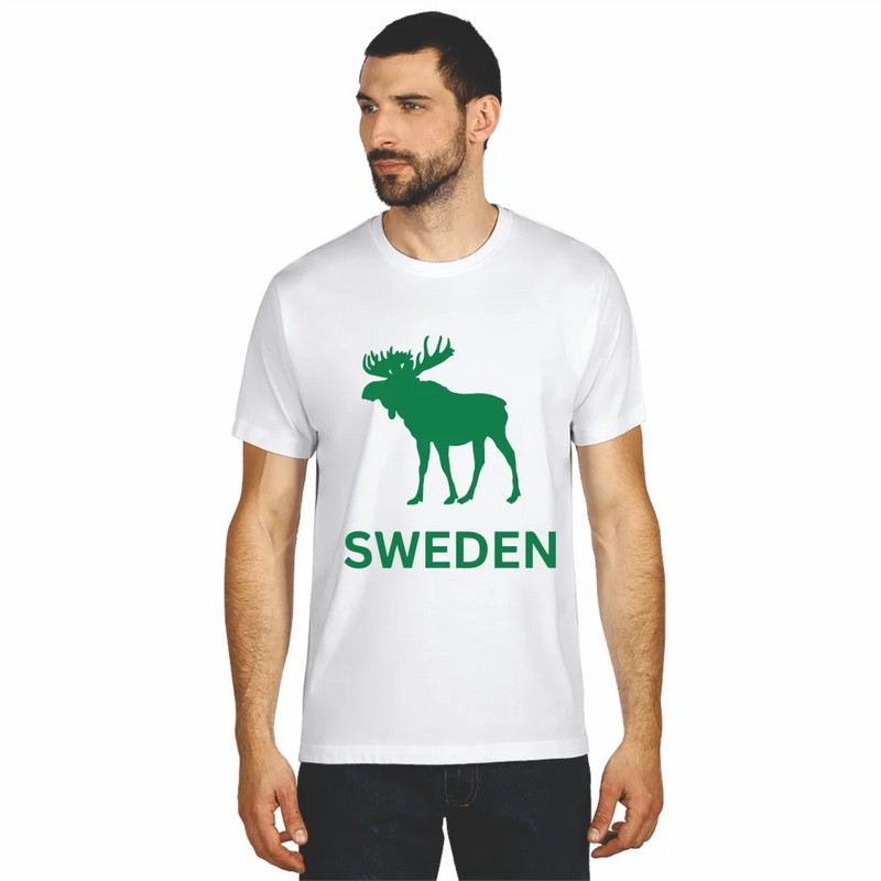 Sverige Souvenirs Sweden Moose T-Shirt for Nature Lovers - SOUVENIRS SHOP