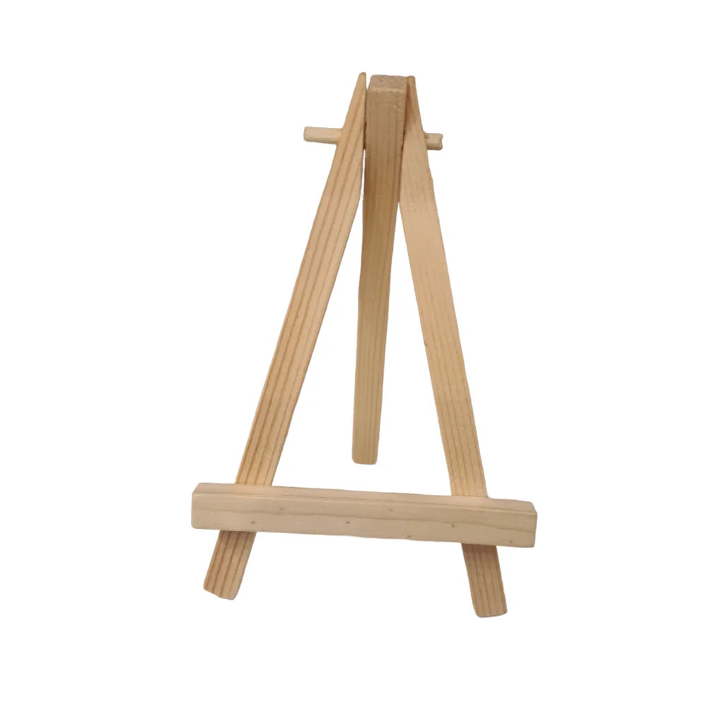 Natural Wood Easel Stand for Displaying Swedish Dala horse decor in Home or Office