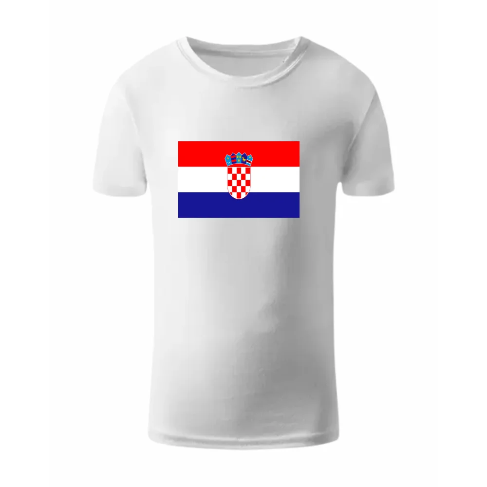 T-shirt med Croatien flagg - T-shirts
