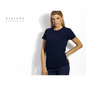 T-SHIRT MED EGET TRYCK - S M L XL XXL / Navy blå / Bomull - t-shirts