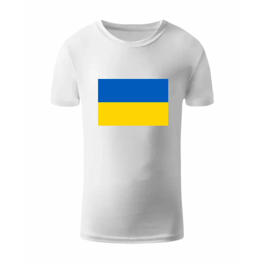 T-shirt med Ukraina flagga - T-shirts