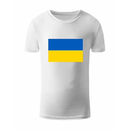 T-shirt med Ukraina flagga - T-shirts