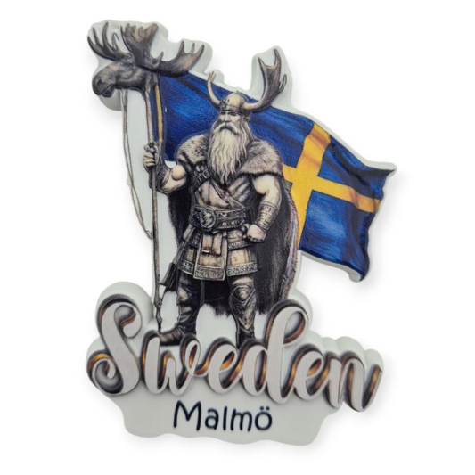 Viking from Malmö - fridge magnet