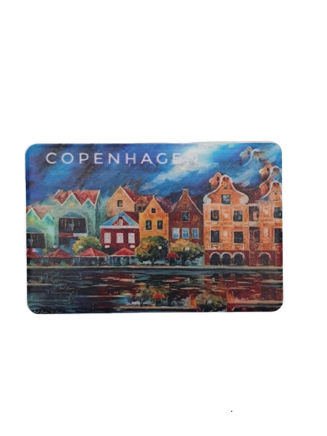 Copenhagen fridge magnet N.8