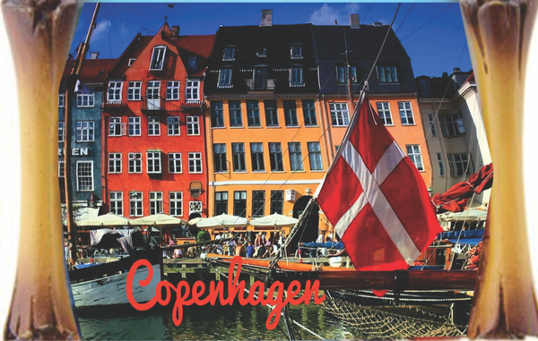Copenhagen fridge magnet 003