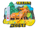 SWEDEN MOOSE FRIDGE MAGNET