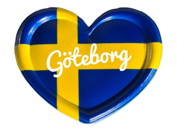 Göteborg hjärta fridge magnet