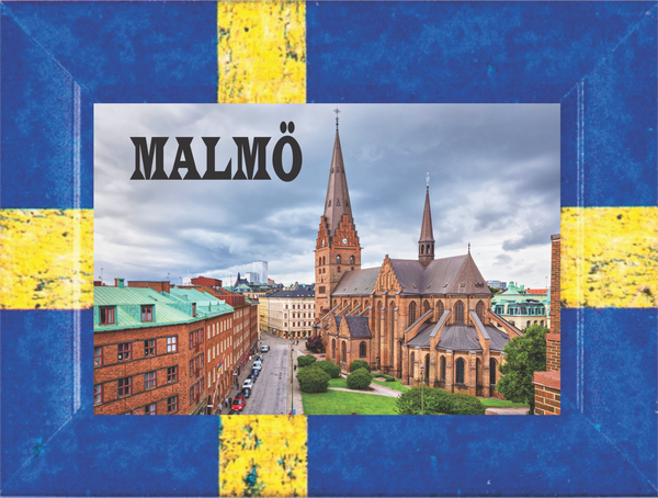 Malmö fridge magnet 006
