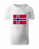 T-shirt with Norway flag