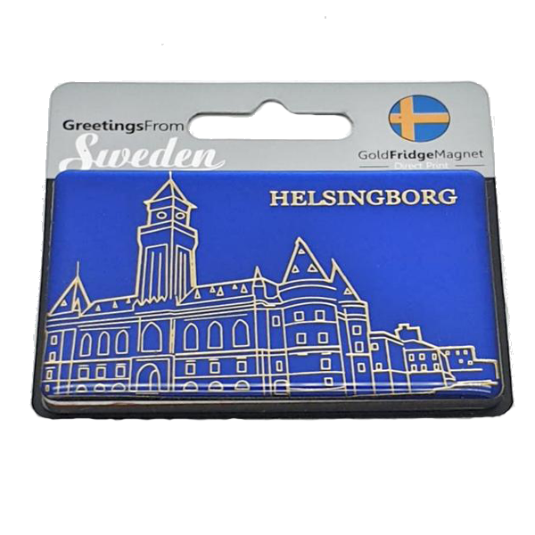 Helsingborg guld print