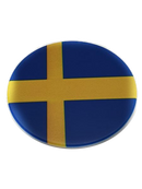 Svenska flag cirkle fridge magnet