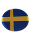 Svenska flag cirkle fridge magnet